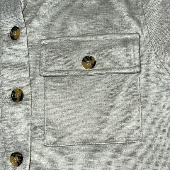 Bagatelle Cropped Shacket - Picture 7 of 9